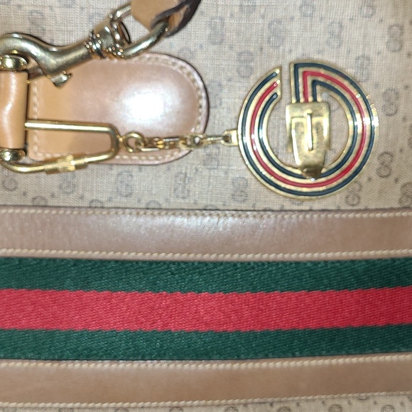 GUCCI~VERY RARE KEY CHAIN BAG CHARM ENAMEL-VINTAGE - Picture 8 of 11